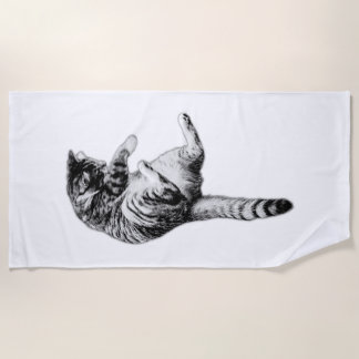 Serviette De Plage Rouleau monochrome pour les jours ensoleillés