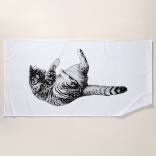 Serviette De Plage Rouleau monochrome pour les jours ensoleillés (Devant)