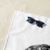 Serviette De Plage Rouleau monochrome pour les jours ensoleillés (En situation)