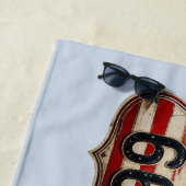 Serviette De Plage Route 66 (En situation)