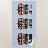 Serviette De Plage Route 66 (Devant)