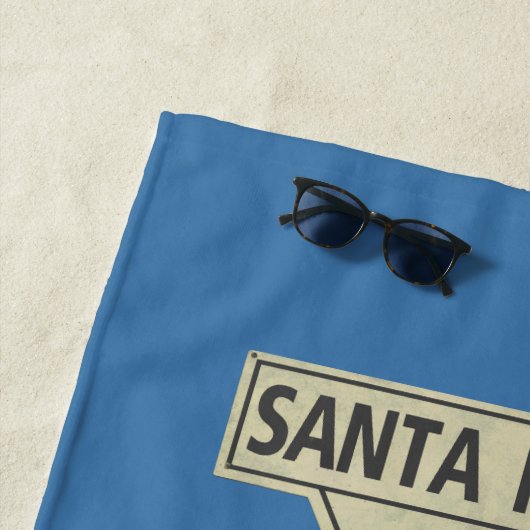 Serviette De Plage Route 66 (En situation)