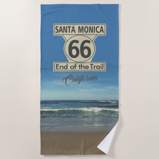 Serviette De Plage Route 66 (Devant)
