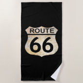 Serviette De Plage Route 66 (Devant)