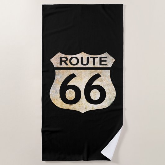 Serviette De Plage Route 66 (Devant)