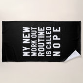 Serviette De Plage Routine d'exécution (Devant)