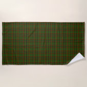 Serviette De Plage Royal Black Watch Tartan Plaid Classic Blue (Devant)