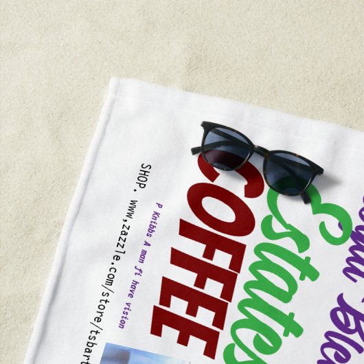 Serviette De Plage ROYAL BLEND Beach Towel (En situation)