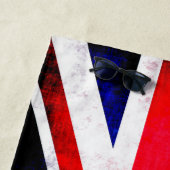 Serviette De Plage Royaume-Uni British England Flag Beach Towel (En situation)