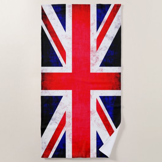 Serviette De Plage Royaume-Uni British England Flag Beach Towel (Devant)