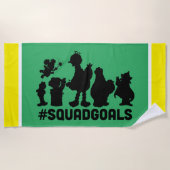 Serviette De Plage Rue Sésame - #ButsDeSquad (Devant)