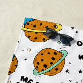 Serviette De Plage Rue Sésame | Cookie Monster | Ajouter Votre Nom (En situation)