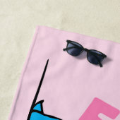 Serviette De Plage Rue Sésame | Cookies Monster Enjoy Life (En situation)