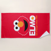 Serviette De Plage Rue Sésame | Elmo Beaucoup de rires depuis 1984 (Devant)