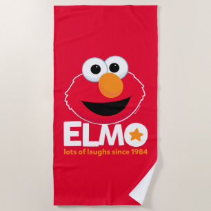 Serviette De Plage Rue Sésame Elmo Beaucoup de rires depuis 1984
