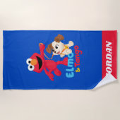 Serviette De Plage Rue Sésame | Elmo & Tango Running (Devant)