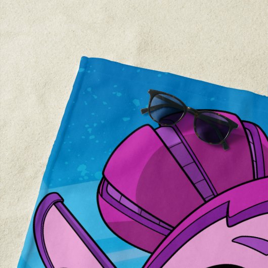 Serviette De Plage Rue Sésame | Méca Builders Abby In Action (En situation)