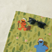 Serviette De Plage Rue Sésame | Motif Woodland Friends (En situation)