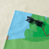 Serviette De Plage Rue Sésame | Tango Avec Grover & Elmo (En situation)