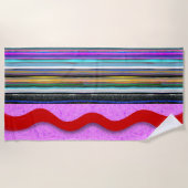 SERVIETTE DE PLAGE RUPYDETEQUILA  100 lignes (Devant)