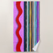 SERVIETTE DE PLAGE RUPYDETEQUILA  100 lignes (Devant)