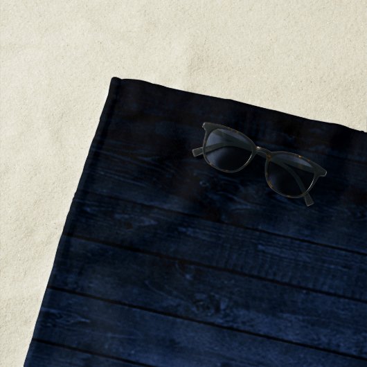 Serviette De Plage Rustic Lake House Boat (En situation)