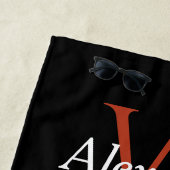 Serviette De Plage Rustique Aspen Bark Truite Pêcheur River Lake Hous (En situation)