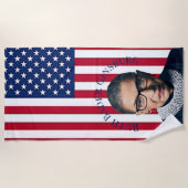 Serviette De Plage Ruth Bader Ginsburg (Devant)