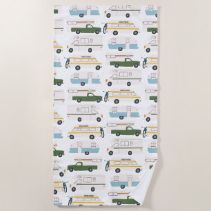 Serviette De Plage RV Campervan vanlife Motorhome Trailer PERSONNALIS