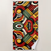 Serviette De Plage Rythmes de percussion (Devant)