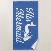 Serviette De Plage Sa sirène (Devant)