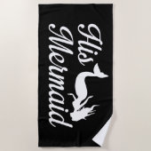 Serviette De Plage Sa sirène (Devant)