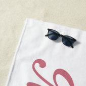 Serviette De Plage Sa sirène (En situation)