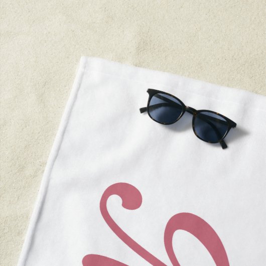 Serviette De Plage Sa sirène (En situation)