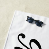 Serviette De Plage Sa sirène (En situation)