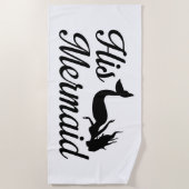 Serviette De Plage Sa sirène (Devant)