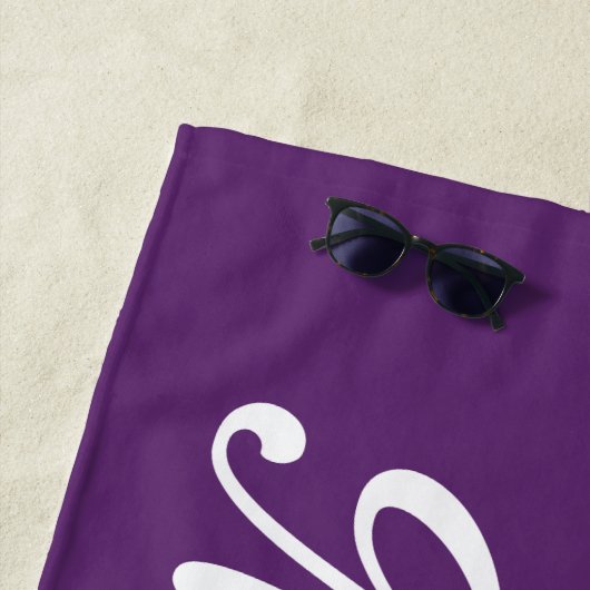 Serviette De Plage Sa sirène (En situation)