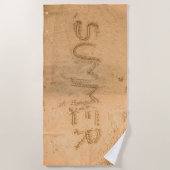 Serviette De Plage Sable (Devant)