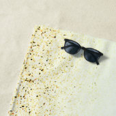 Serviette De Plage Sable et mer Calme Côté (En situation)