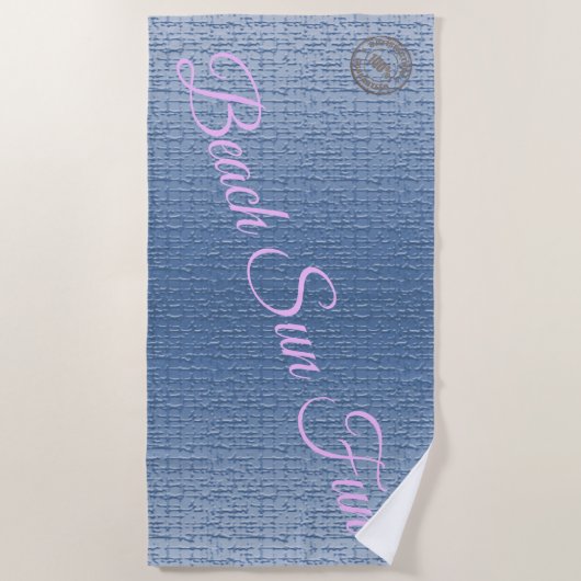 Serviette De Plage Sable tendance (Devant)