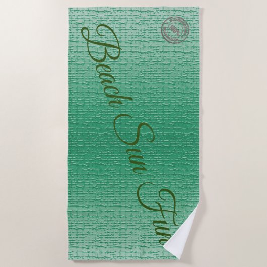 Serviette De Plage Sable tendance (Devant)