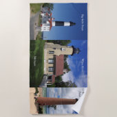 Serviette De Plage Sables & White River Lighthouse Beach Towne (Devant)