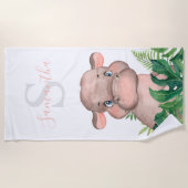 Serviette de plage Safari Jungle (Devant)