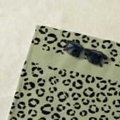 Serviette De Plage Saged Leopard (En situation)