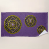 Serviette de plage Sagittarius Mandala (Devant)