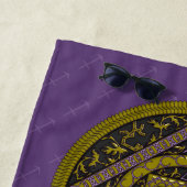 Serviette de plage Sagittarius Mandala (En situation)