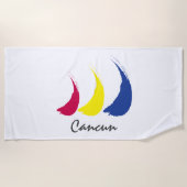 Serviette De Plage Sails_Paint-The-Wind_Cancun (Devant)