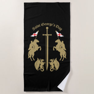 Serviette De Plage Saint George's Day