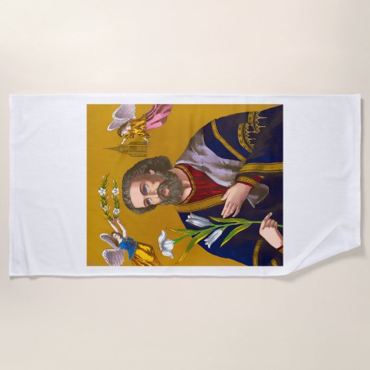 Serviette De Plage Saint Joseph San Jose (Devant)