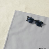 Serviette De Plage Saint Martin avec un mendiant (En situation)
